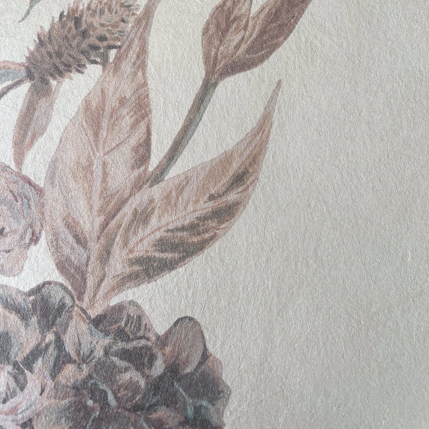 Lush With Hope on Textured Mica Non-Woven Wallpaper_52cm wide x 10.05m long