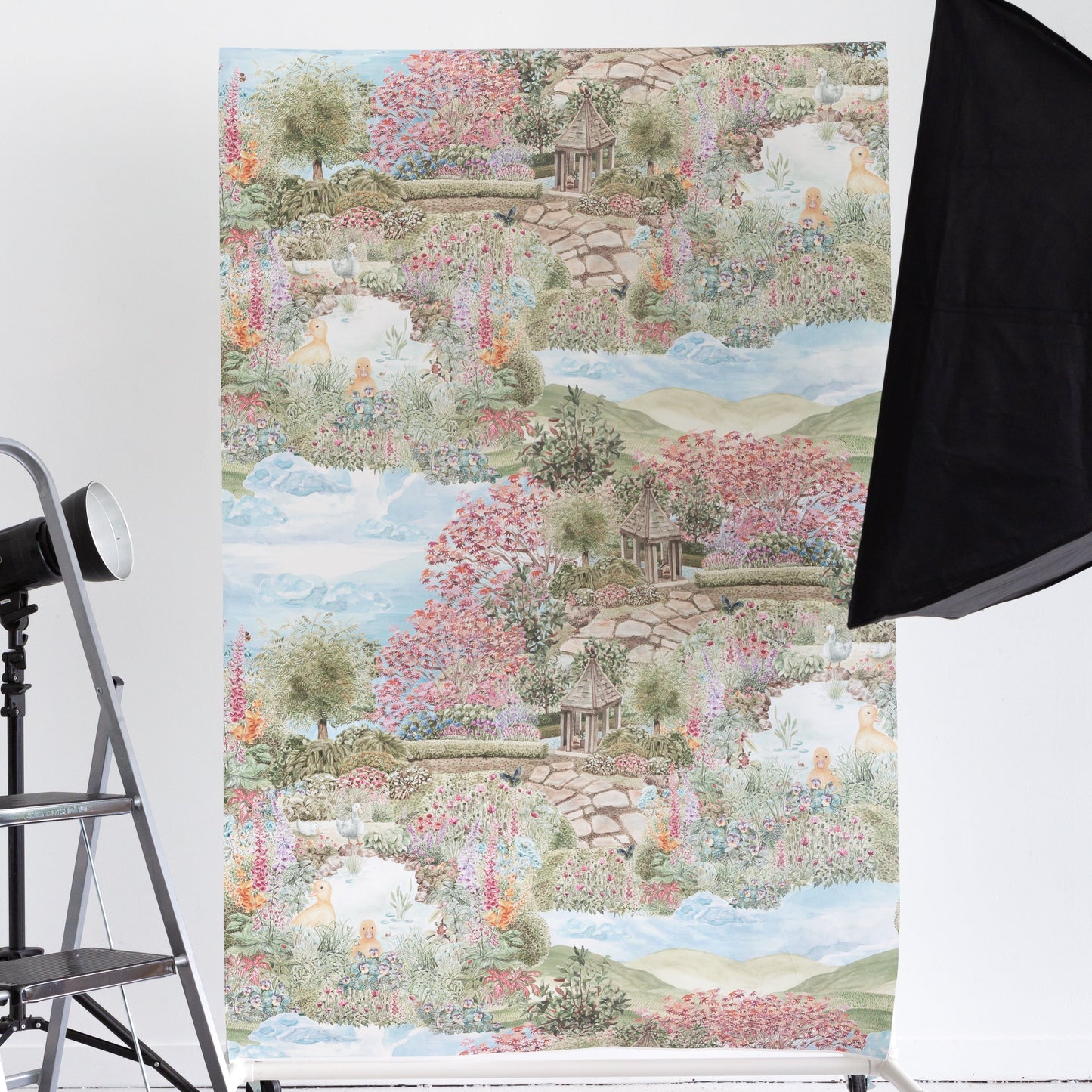 Country Garden 130cm wide x 300cm height