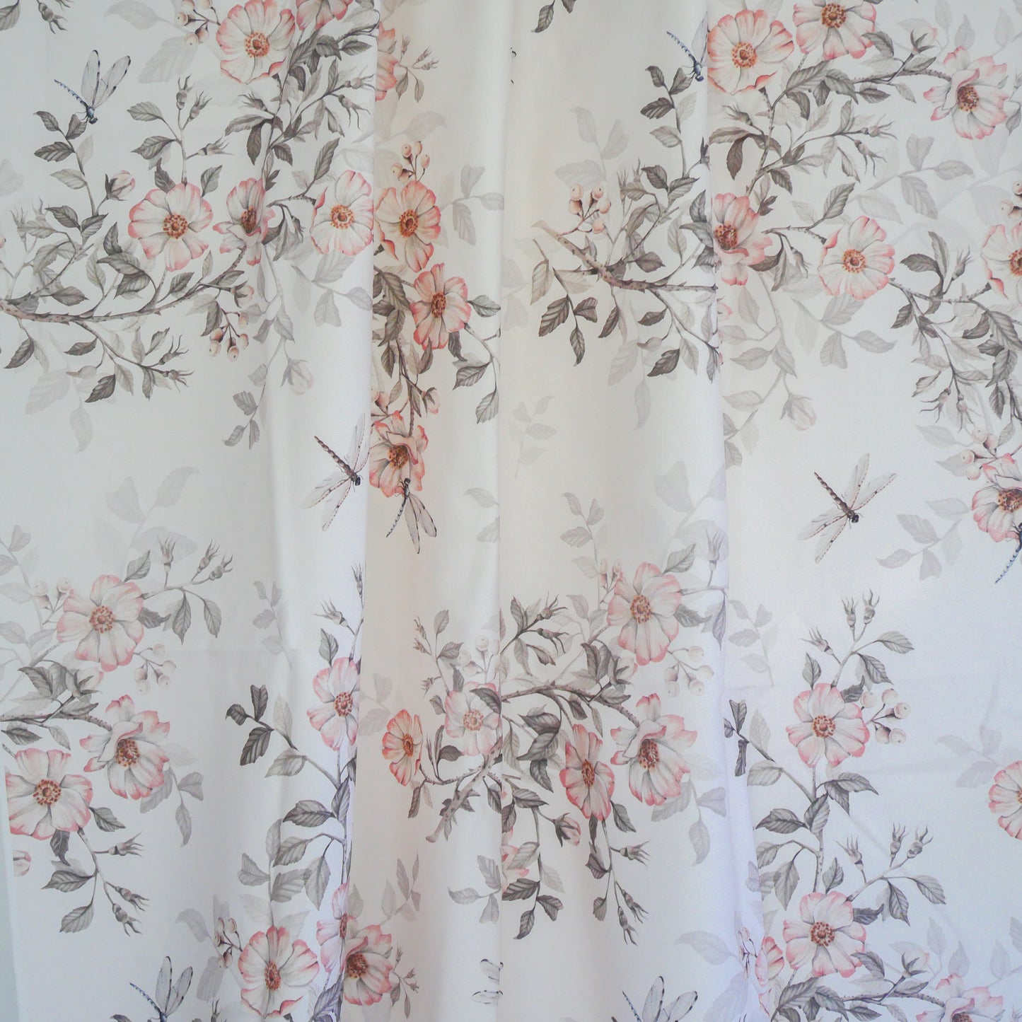 Flower & Dragonfly Cotton