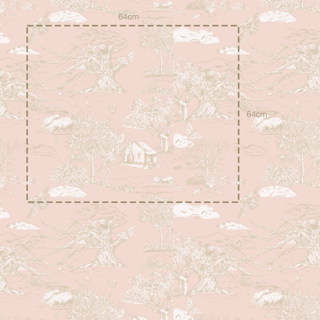 Blue Wonder 2023 Soft Rose 130cm wide x 300cm height
