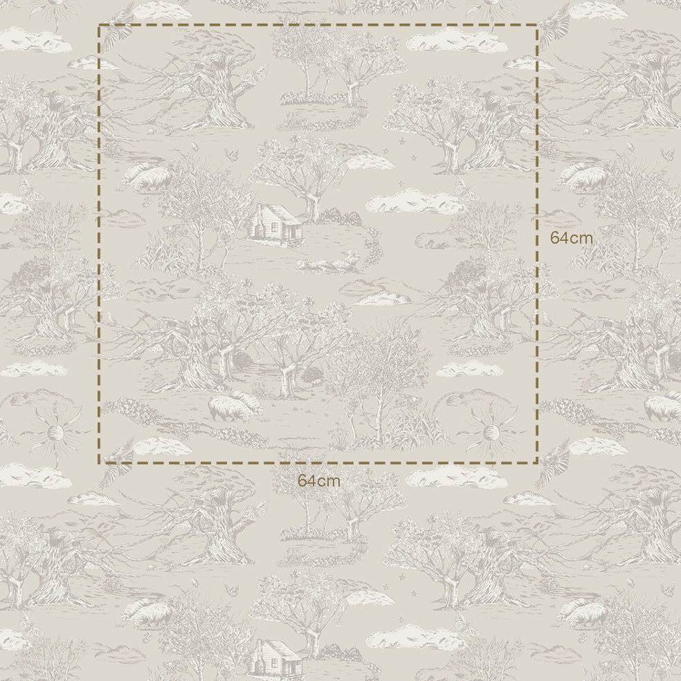 Blue Wonder 2023 Soft Warm Grey 52cm wide x 10.05m long