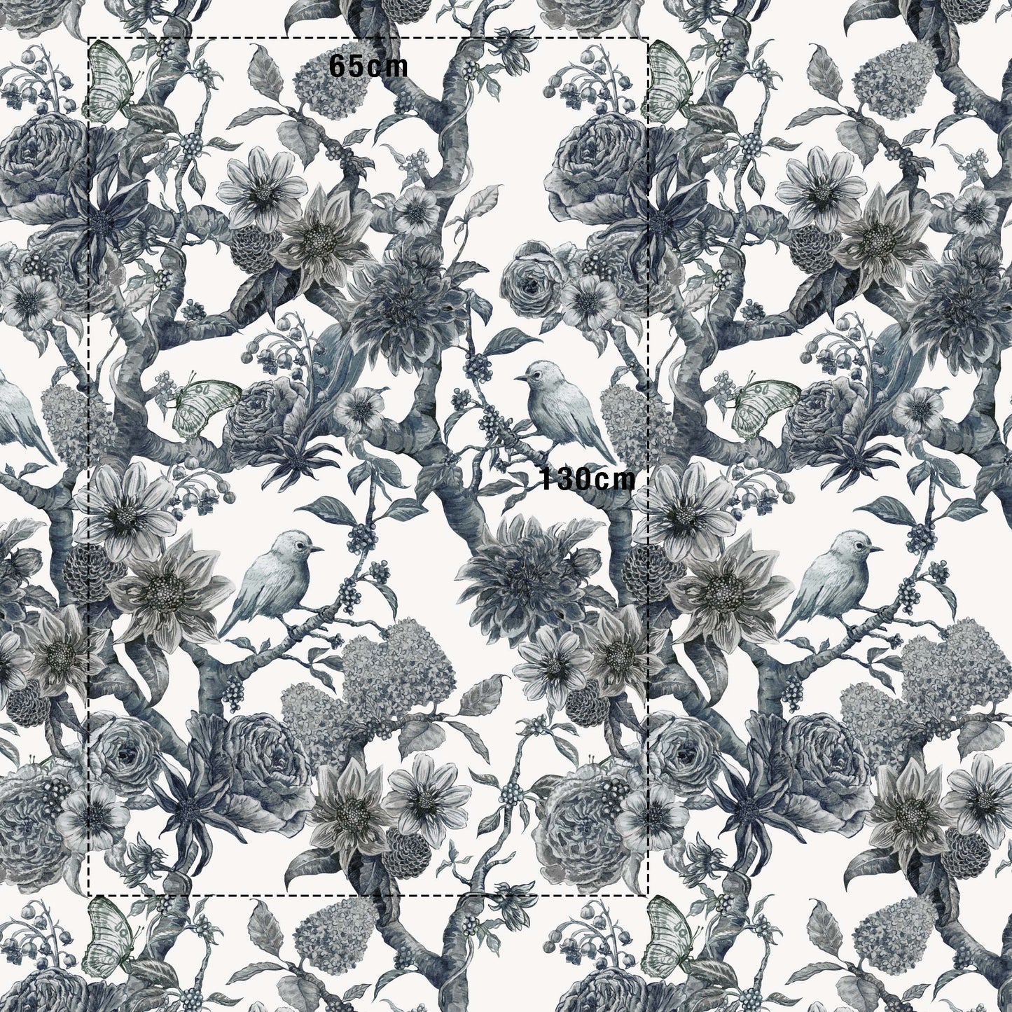 Chinoiserie Garden Peel & Stick Wall-Covering