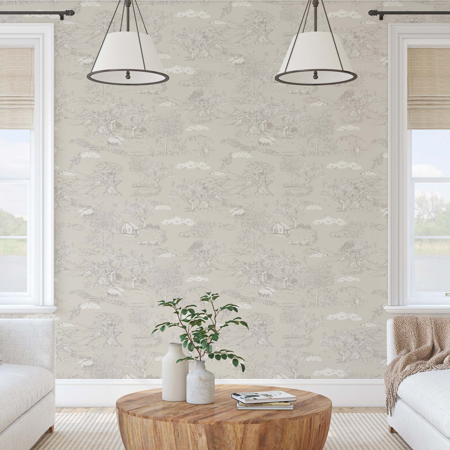 Blue Wonder 2023 Soft Warm Grey 52cm wide x 10.05m long