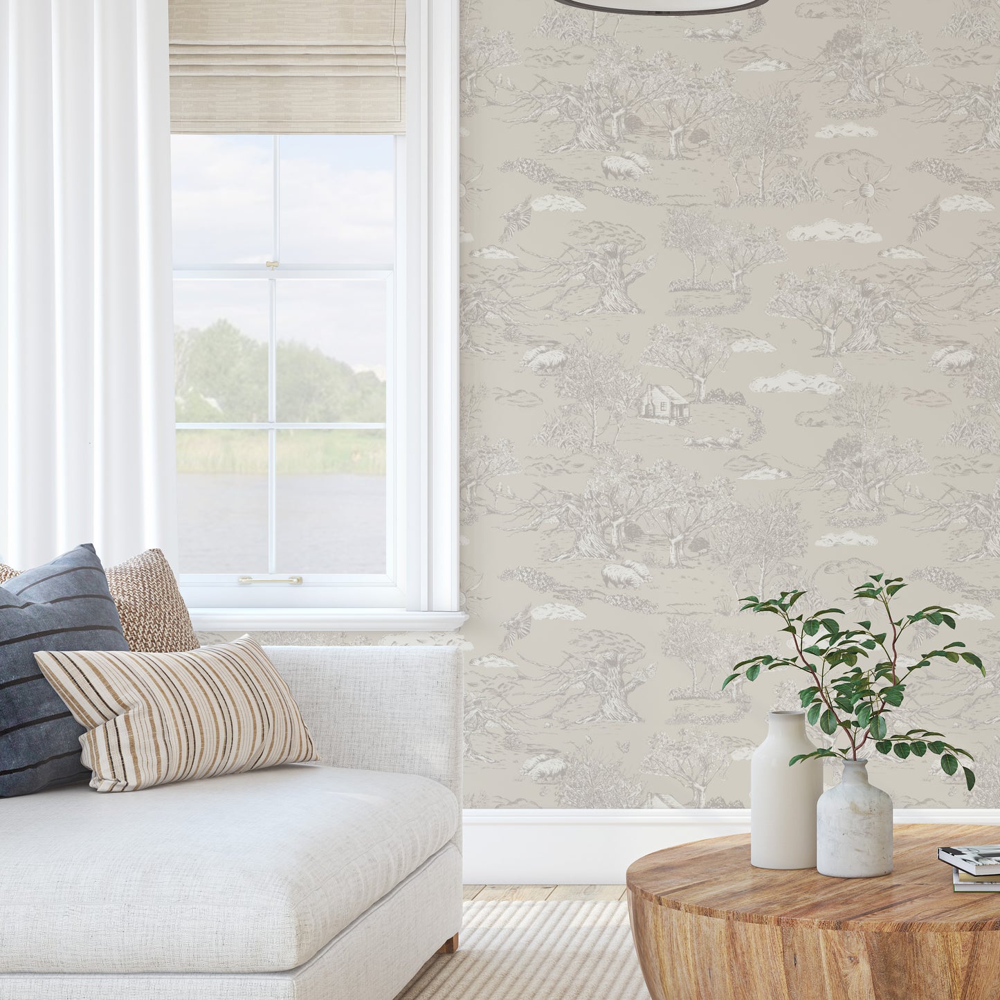 Blue Wonder 2023 Soft Warm Grey 52cm wide x 10.05m long