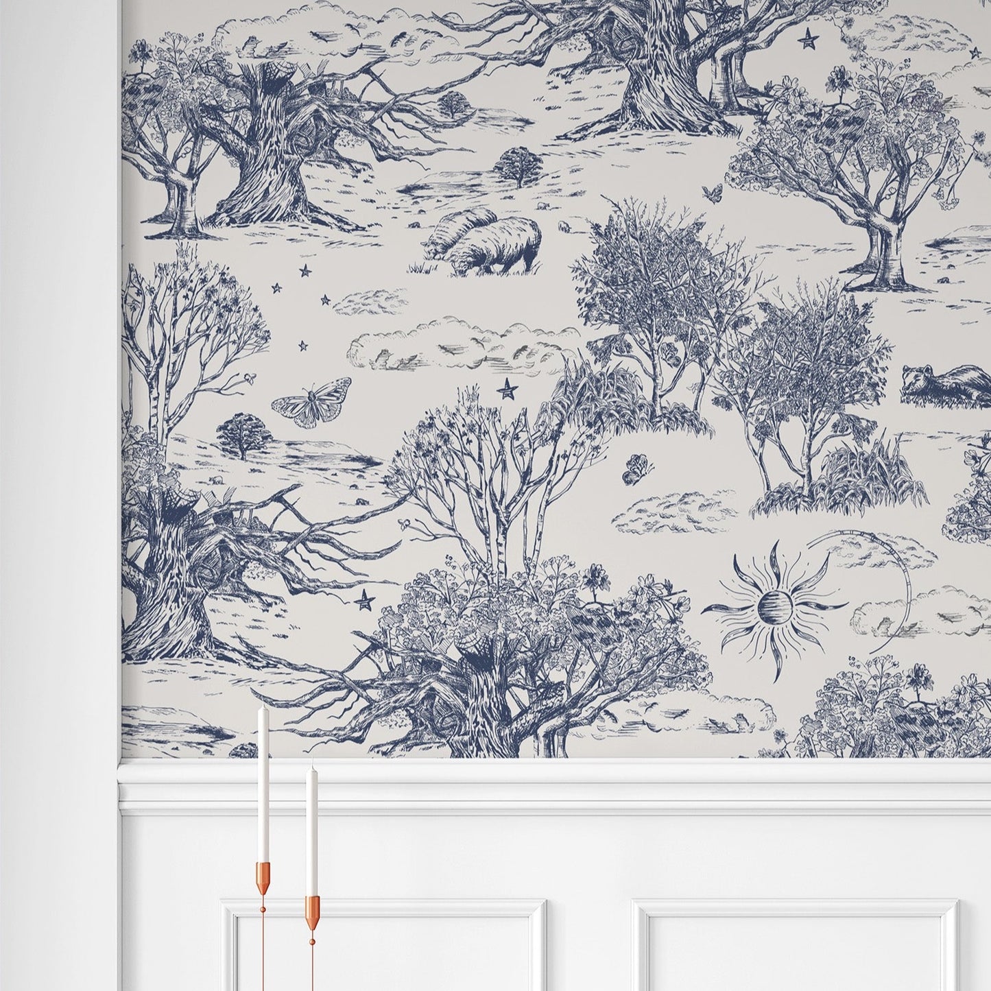 Blue Wonder in Blue_ 210cm wide x 300cm height_