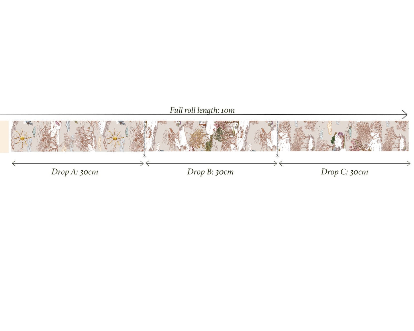 Beautiful Gift Mural Wallpaper_  210cm wide x 300cm height_