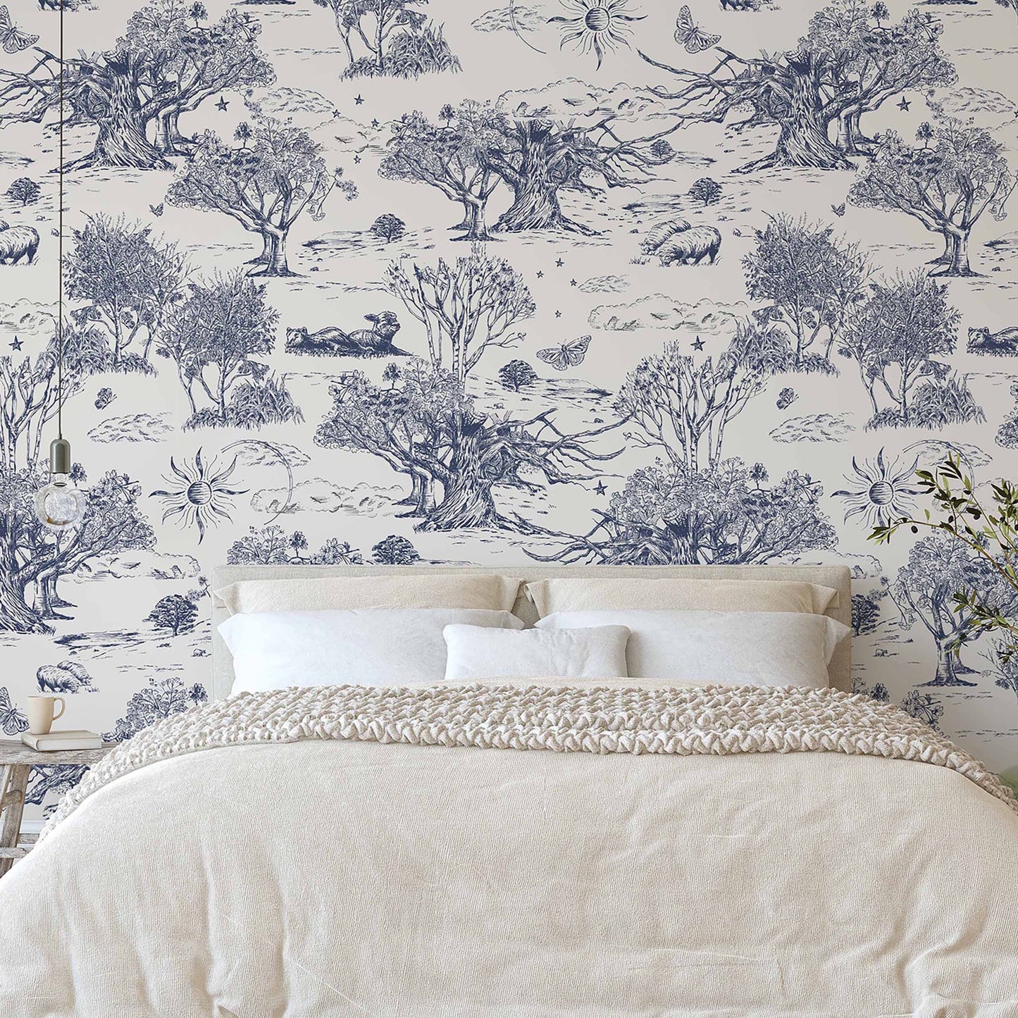 Blue Wonder in Blue_ 210cm wide x 300cm height_