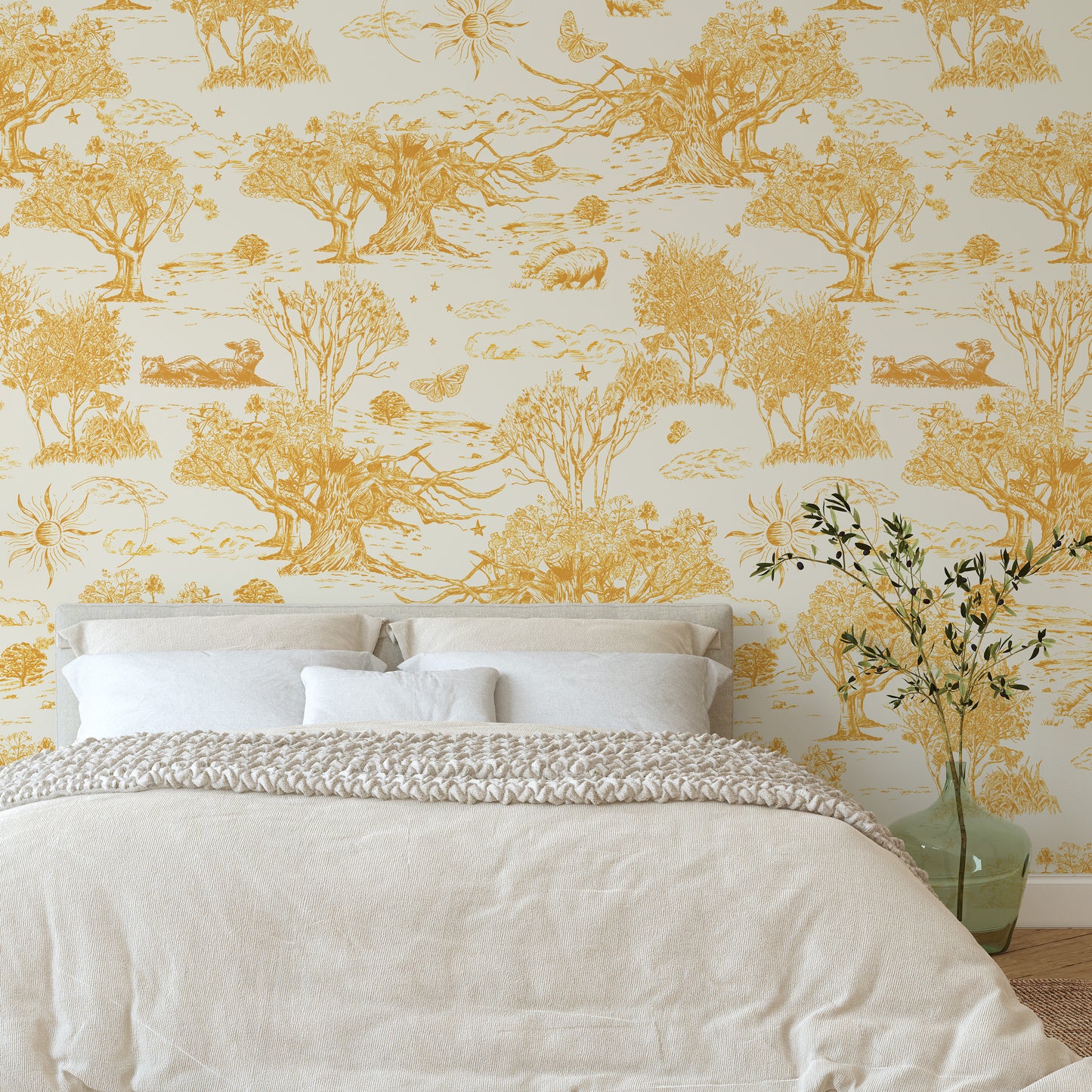 Blue Wonder in Golden Glow_ 210cm wide x 300cm height IN STOCK