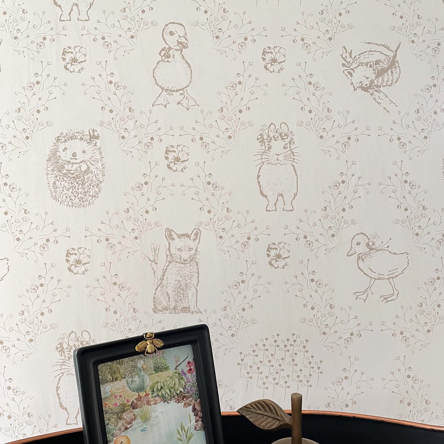 Bunny and Friends Non-woven Wallpaper 130cm wide x 300cm height