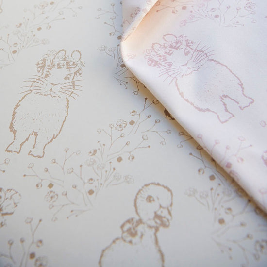 Bunny and Friends Non-woven Wallpaper 130cm wide x 300cm height