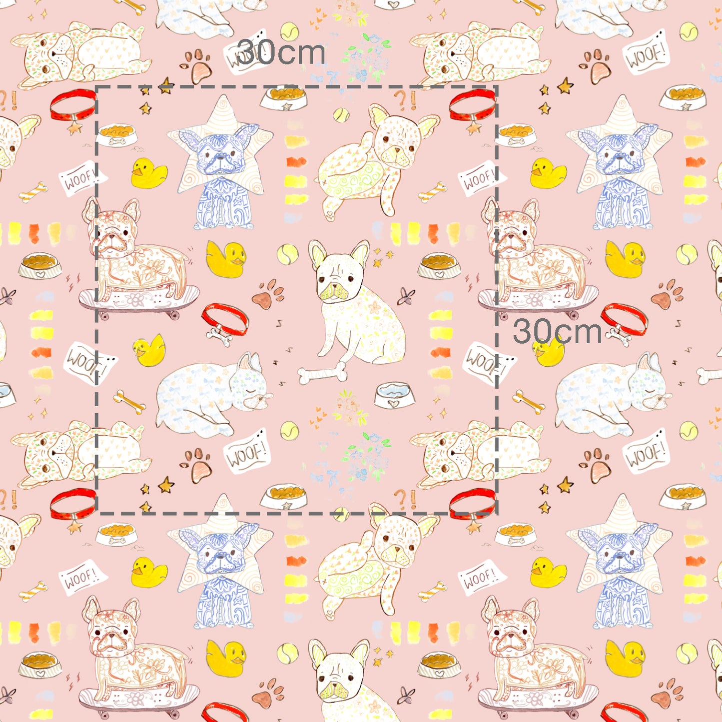 French Bulldog World Cotton