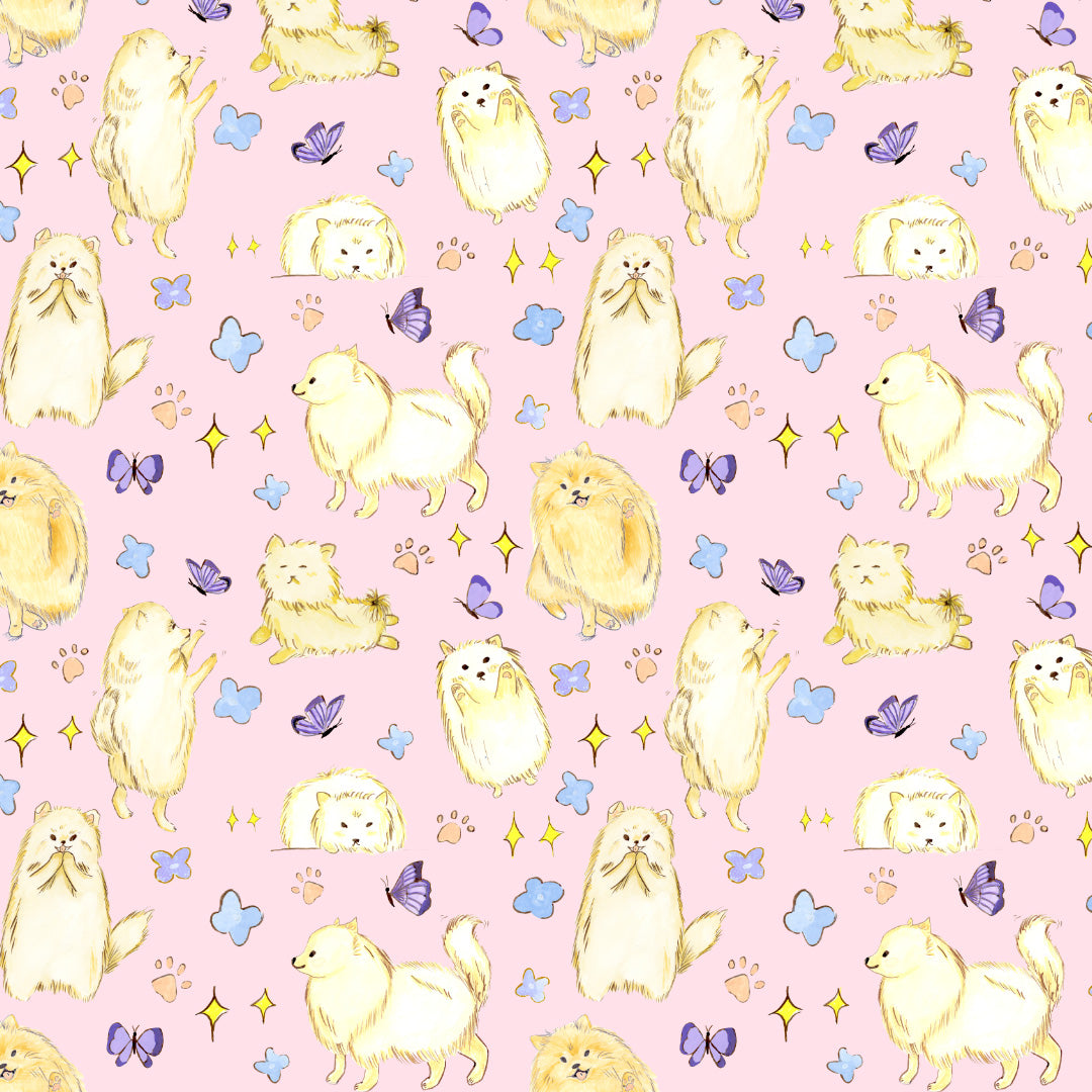 Pomeranian Play Cotton