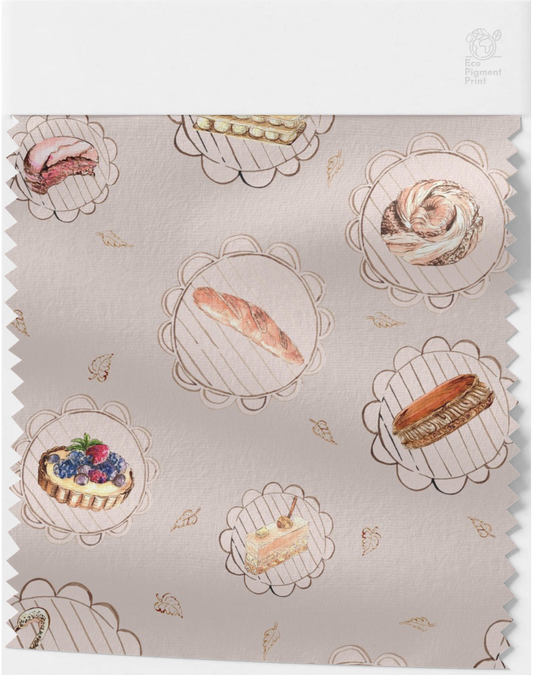 French Pastries on Napkins