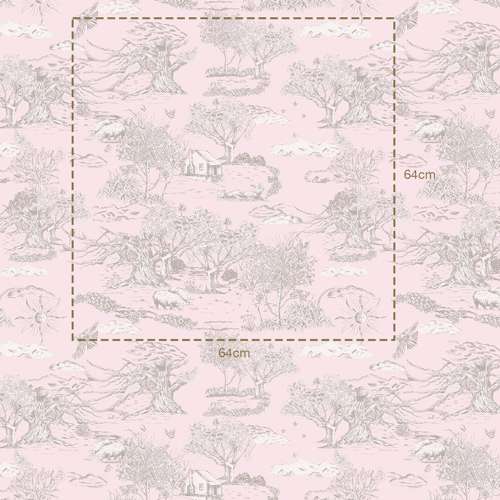 Load image into Gallery viewer, Blue Wonder 2023 Soft Warm Grey on Soft Pink Mashmallow

